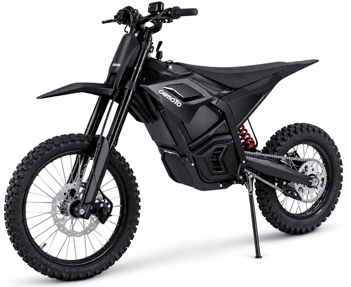 cemoto electric bicycle D03 Beast High-Performance Off-Road Dirt Bike | 6000W Model:RAK7(C) AMB-GT 10 Ways Mono Can Kayak