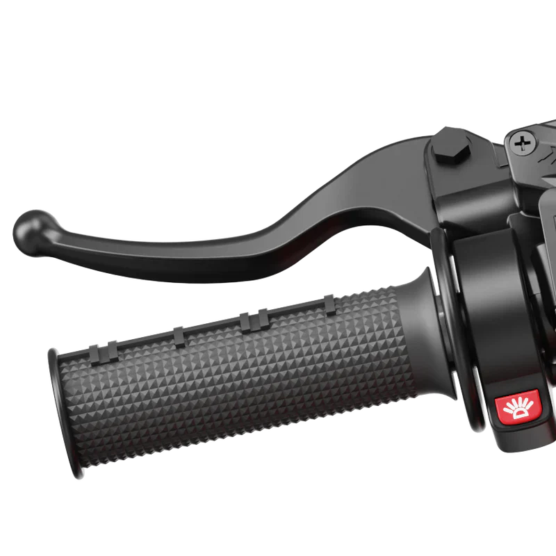 Standalone cover image for an article about checking electric dirt bike brakes before riding.