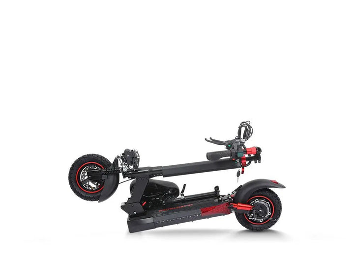 Editorial hero image for comparing seated and stand-up electric scooters for commuting.