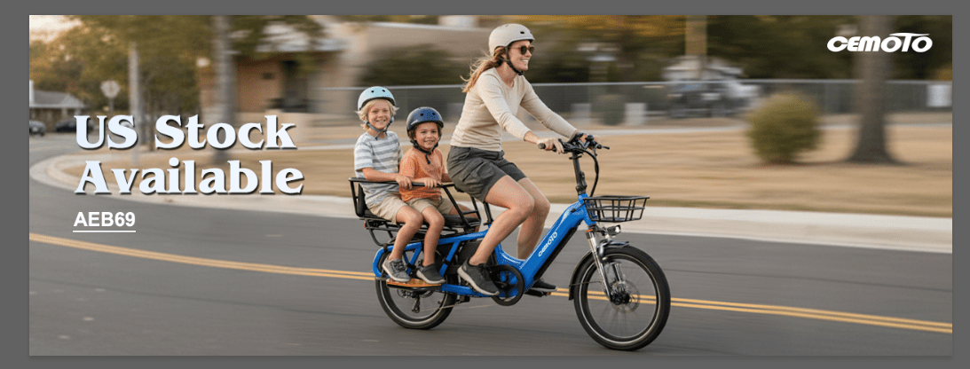 Step Through Electric Bikes for Commuters & Global Riders | CEMOTO - Cemotoride