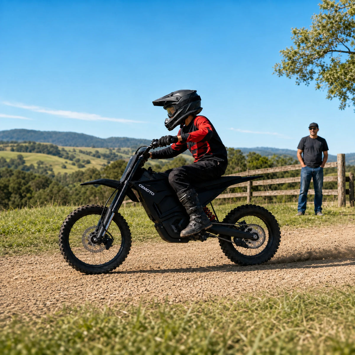 Compact, lighter, and easier for first-time off-road riders.