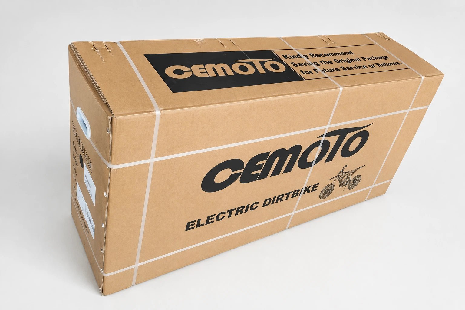 CEMOTO dirt bike shipping box
