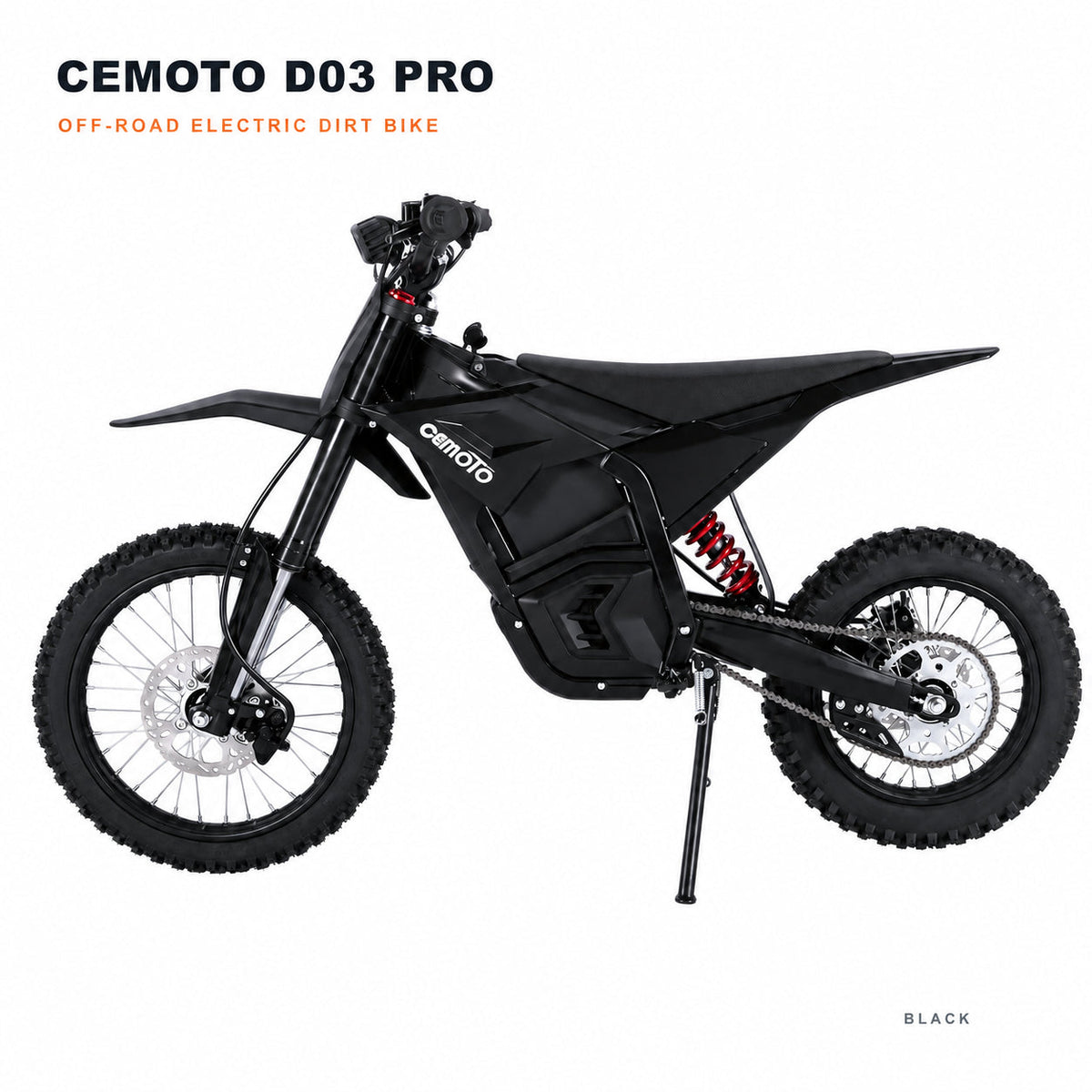 D03 Pro Off-Road Electric Dirt Bike | 3000W - CEMOTO