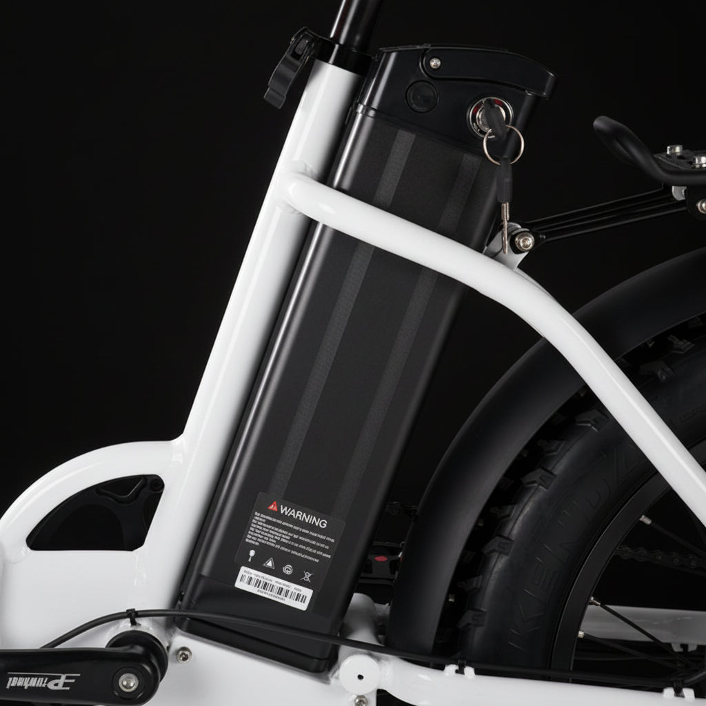 CEMOTO EB09A foldable electric commuter bike 48V 13AH removable battery with EVE cells